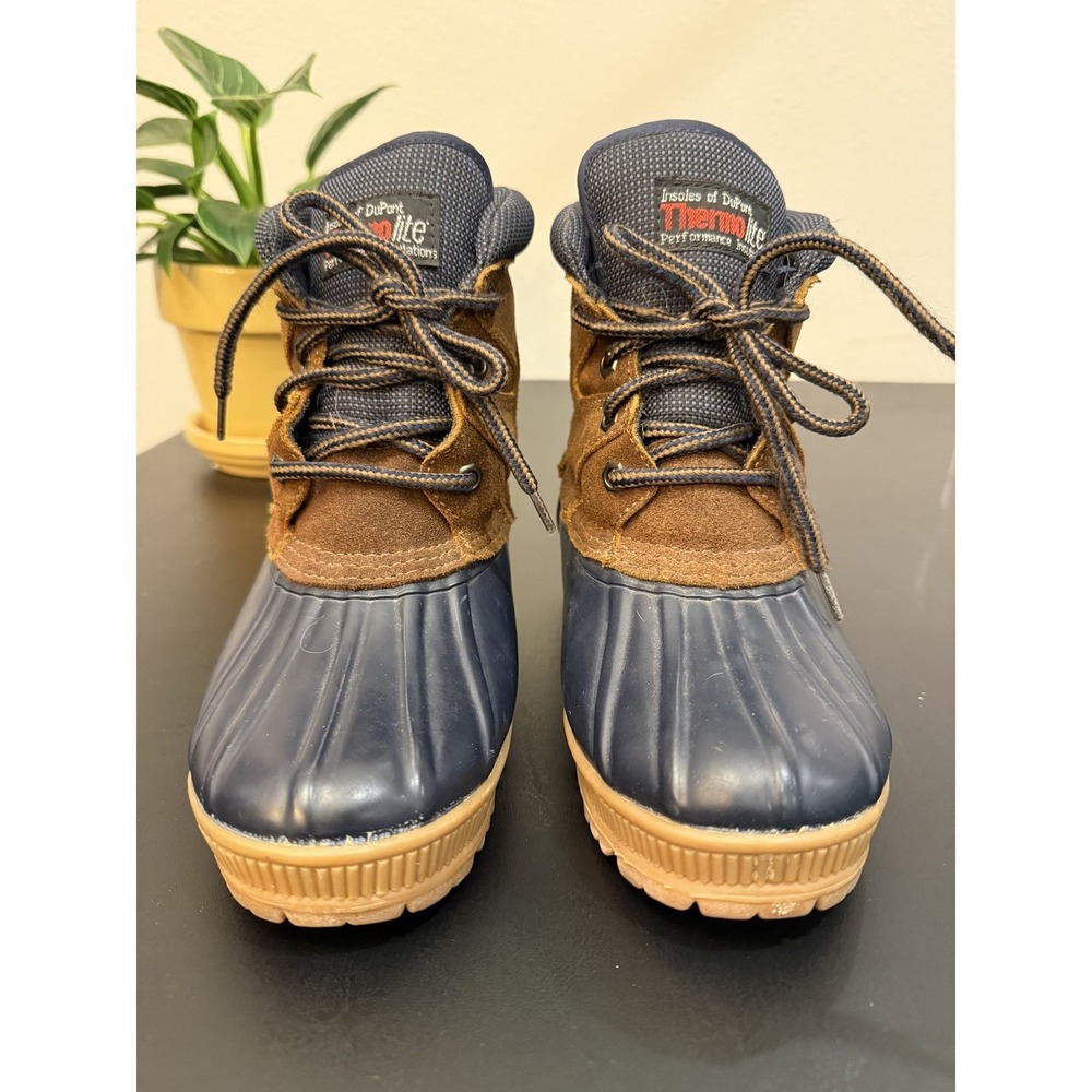 Insoles of Dupont Thermolite performance‎ insulation duck boots leather sz 5